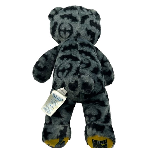 Build A Bear Batman 80 Years Anniversary Grey Black Stuffed Animal Plush Toy - Picture 6 of 16